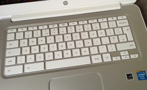 Keyboard with Chrome specific keys.